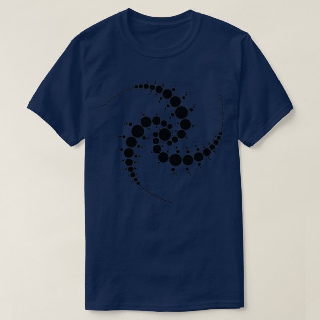 Triple Spiral Crop Circle T-Shirt (Design vorne)