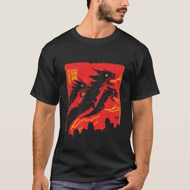 Triple Storm Dragon T-Shirt (Vorderseite)