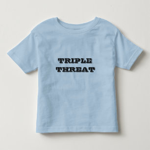 Triple Threat lustige Kinder T - Shirt