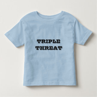 Triple Threat lustige Kinder T - Shirt