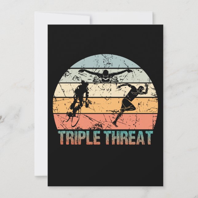 Triple Threat - Triathlon Athlete (Vorderseite)