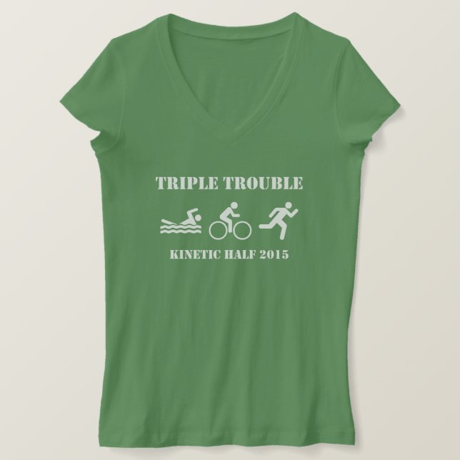 Triple Trouble 2015 T-Shirt (Design vorne)