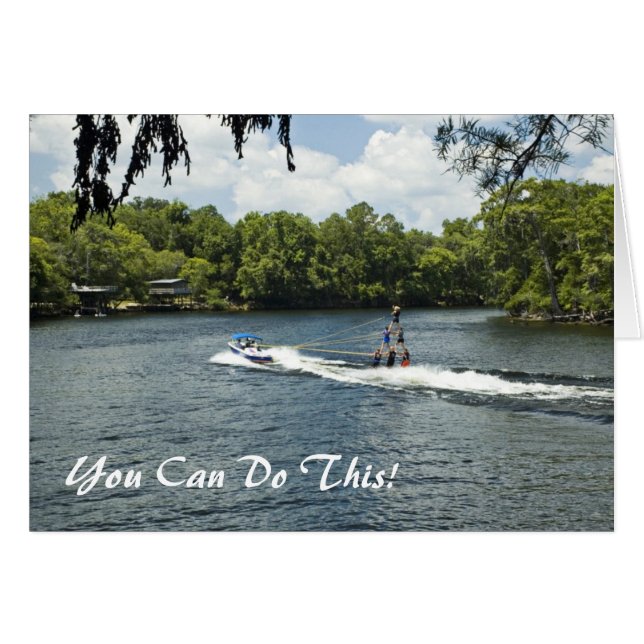 Tripledecker Waterskierkarte (Vorderseite (Horizontal))