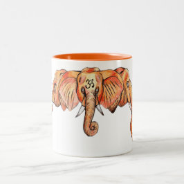 Triplephant Zweifarbige Tasse