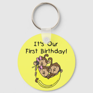 Triplets 1. - Zwei Girls One Boy Tshirts und Gesch Schlüsselanhänger