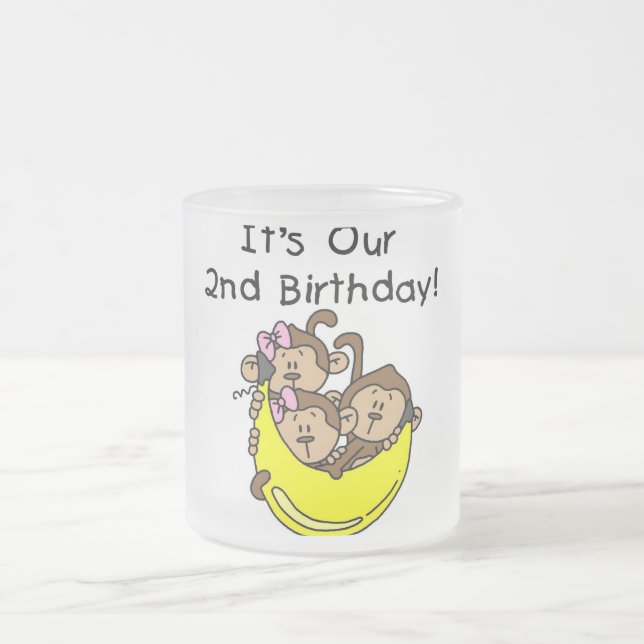 Triplets 2 - Zwei Mädchen und ein Junge Mattglastasse (Mittel)