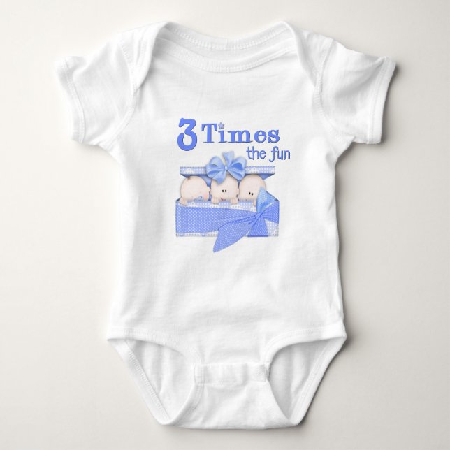 Triplets Baby Strampler (Vorderseite)