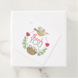 Triplets Babydusche Vielen Dank Geschenkanhänger