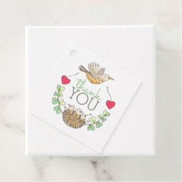 Triplets Babydusche Vielen Dank Geschenkanhänger