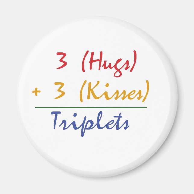 Triplets Math Magnet (Vorne)