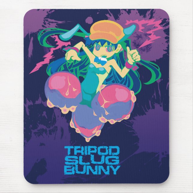 "TRIPOD SLUG BUNNY"mousepad Mousepad (Vorne)
