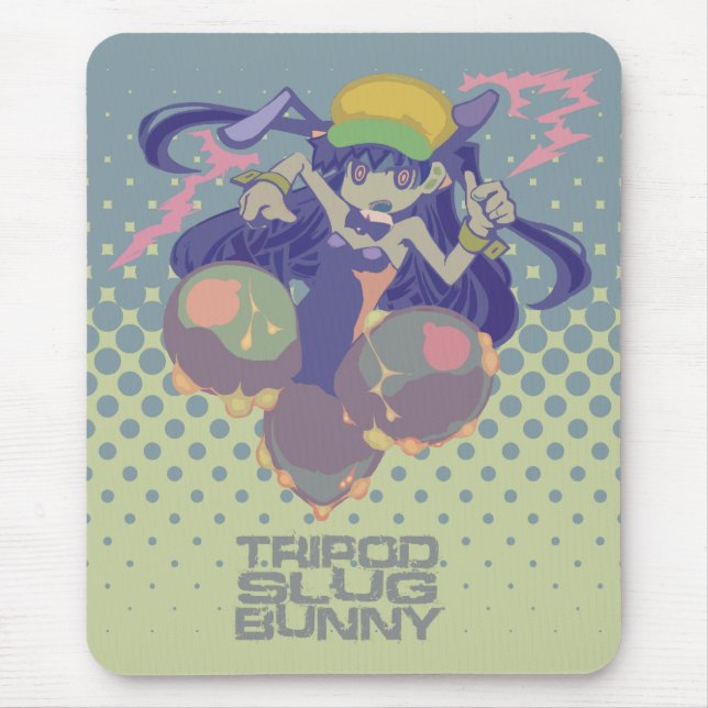 "TRIPOD SLUG BUNNY"mousepad Mousepad (Vorne)