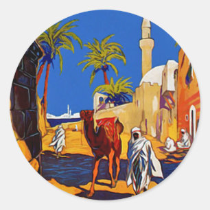 Tripoli - Libia (Libyen) Runder Aufkleber