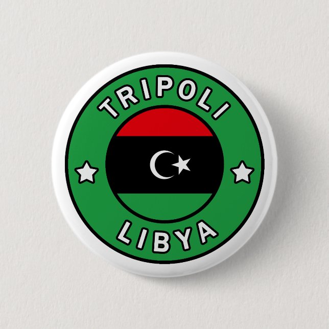 Tripoli Libyen Button (Vorderseite)