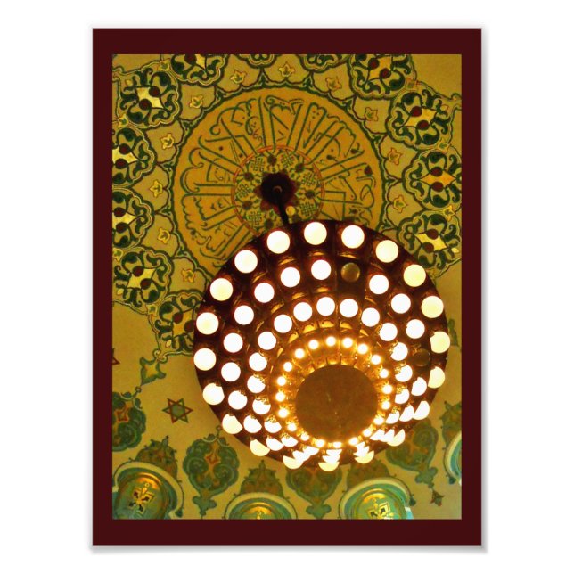 Tripoli Shrine Tempeldecke Fotodruck (Vorne)