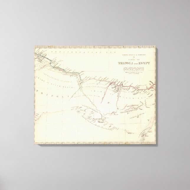 Tripolis, Ägypten Leinwanddruck (Vorderseite)