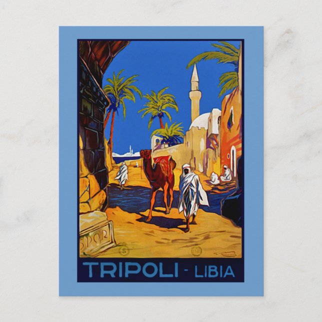 Tripolis - Libyen Postkarte (Vorderseite)