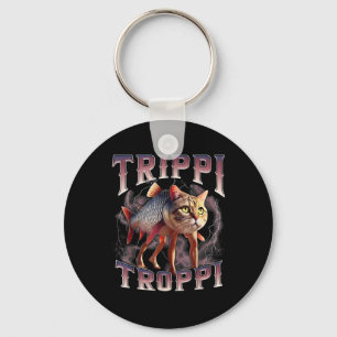 Trippi Troppi - Italienisch Brainrot Meme Cat Schlüsselanhänger