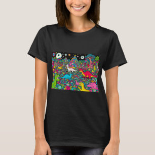 trippige Dinos T-Shirt