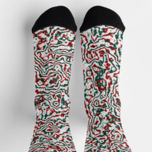 Trippige Weihnachtssocken Socken