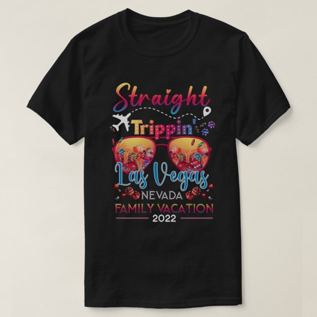 Trippin Las Vegas, Nevada 2022 T-Shirt (Design vorne)