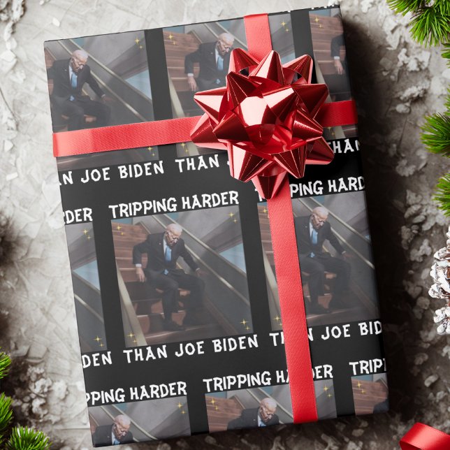 Tripping Harder als Joe Biden Geschenkpapier (Von Creator hochgeladen)