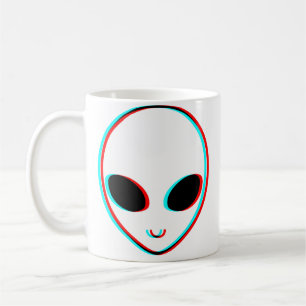 Trippy Alien Kaffeetasse