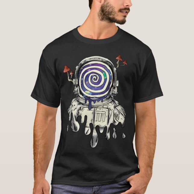 Trippy Astronaut T-Shirt (Vorderseite)