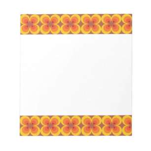 Trippy Blumen Notizblock