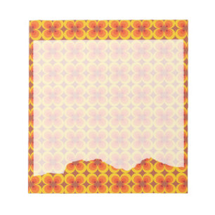 Trippy Blumen Notizblock
