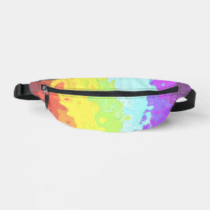 Trippy Boho Groovy Abstrakte Neurogender-Stolzflag Bauchtasche