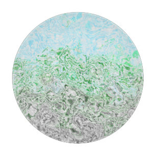 Trippy Boho Groovy Grungy Autoromantic Prilag Schneidebrett