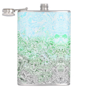 Trippy Boho Groovy Grungy Autoromantische Pride-Fl Flachmann