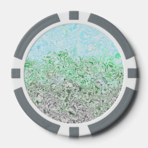 Trippy Boho Groovy Grungy Autoromantische Pride-Fl Pokerchips