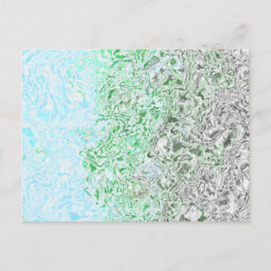 Trippy Boho Groovy Grungy Autoromantische Pride-Fl Postkarte