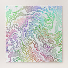 Trippy Boho Marble Abstrakt Puzzle
