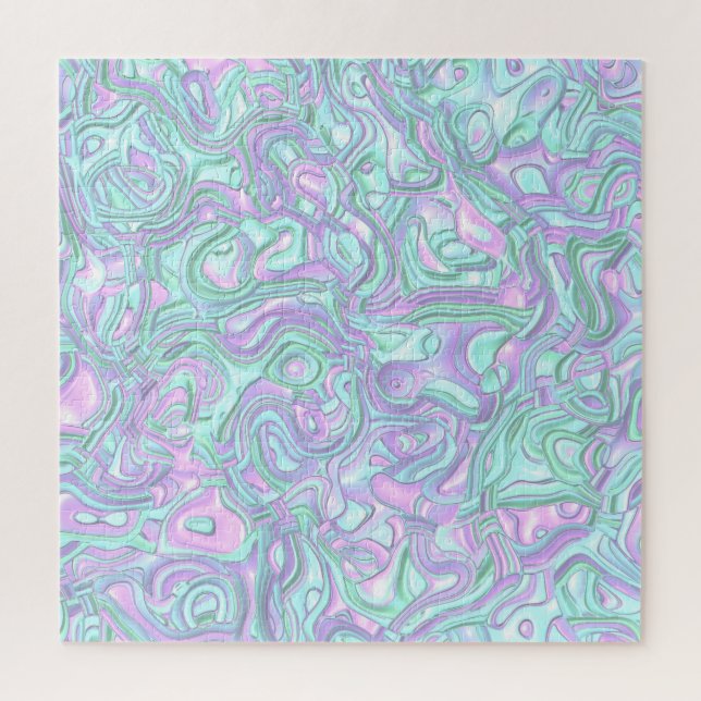 Trippy-Colority-3D-Wirbel Puzzle (Vertikal)