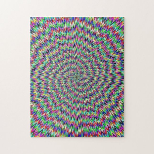 Trippy-Colorous-Regenbogen-Tripy-Schwindel Puzzle (Vertikal)