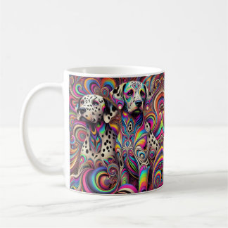 trippy dalmatisch kaffeetasse