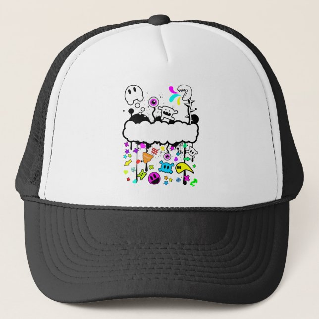 Trippy De-tundA Truckerkappe (Vorderseite)