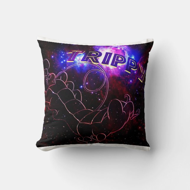 Trippy die Raupe Kissen (Vorderseite)