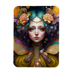 Trippy Fairy Fantasy Art Magnet
