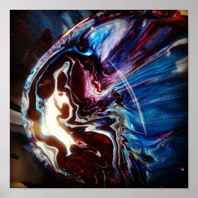 Trippy-Farbe Poster (Vorne)