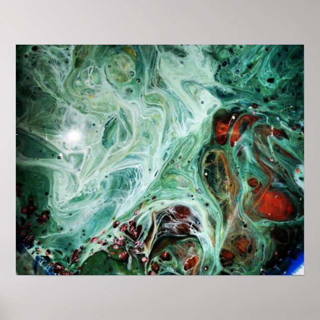 Trippy-Farbe Poster (Vorne)