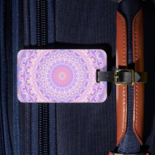 Trippy Farbige Komplexe Boho Hippie Mandala Gepäckanhänger