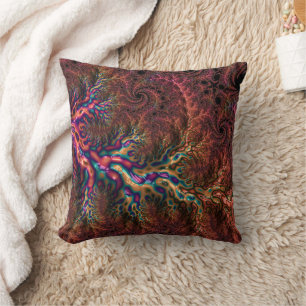 Trippy-Fraktal Kissen