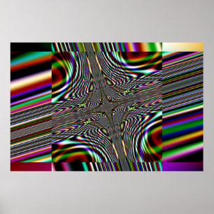 Trippy-Fraktal Poster