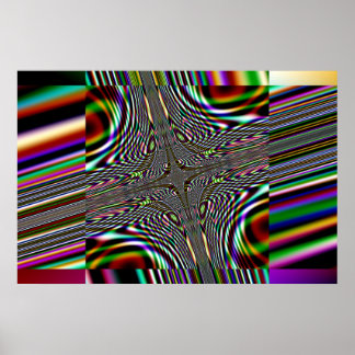 Trippy-Fraktal Poster