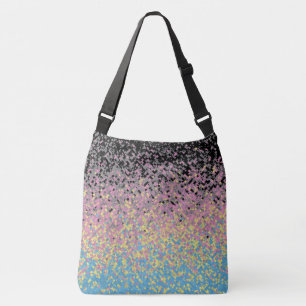 Trippy Funky Pixelated Polygender-Stolz-Flagge Tragetaschen Mit Langen Trägern