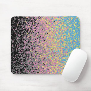 Trippy Funky Pixelated Polygender-Stolzflagge Mousepad